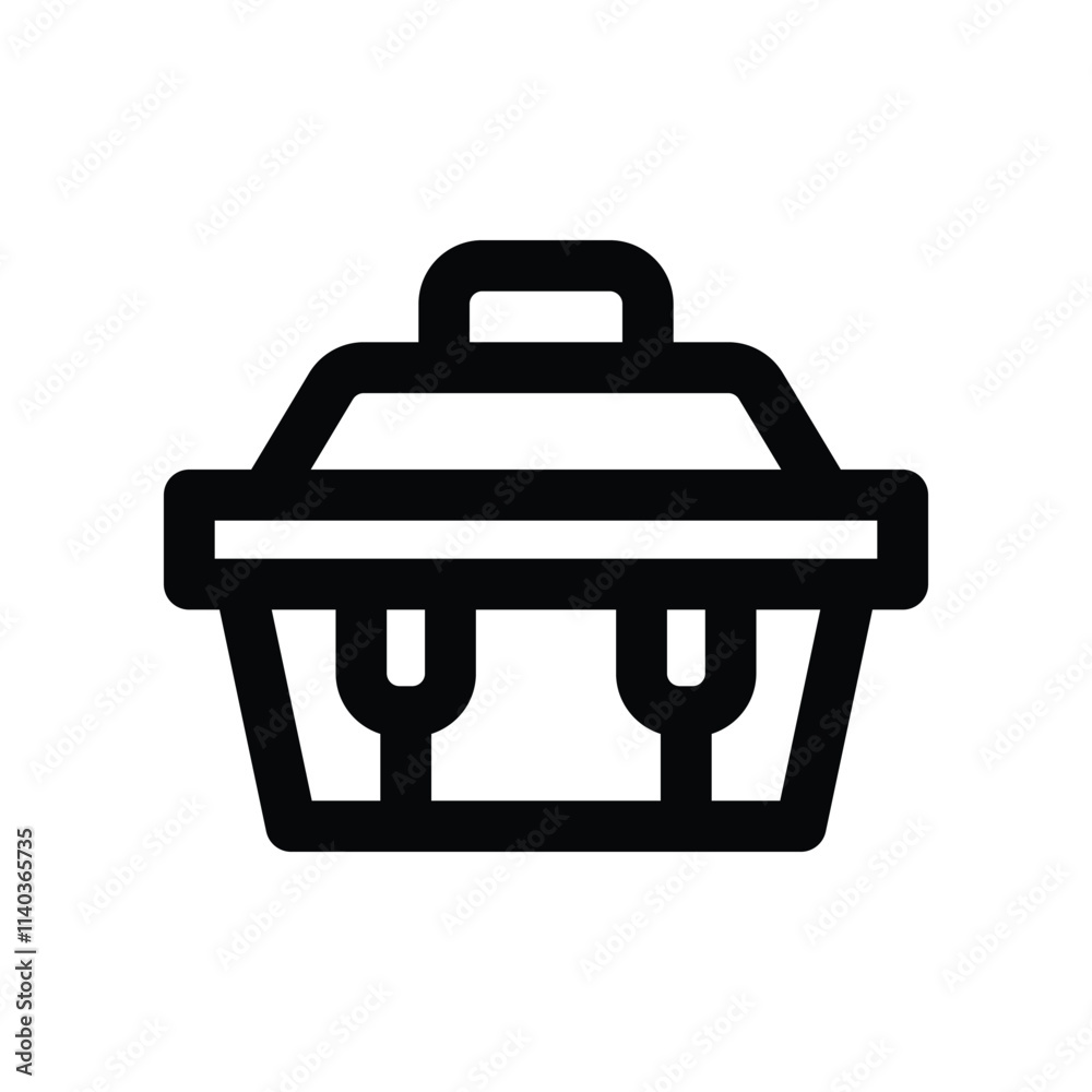 toolbox icon. vector line icon for your website, mobile, presentation, and logo design. toolbox icon. vector line icon for your website, mobile, presentation, and logo design.