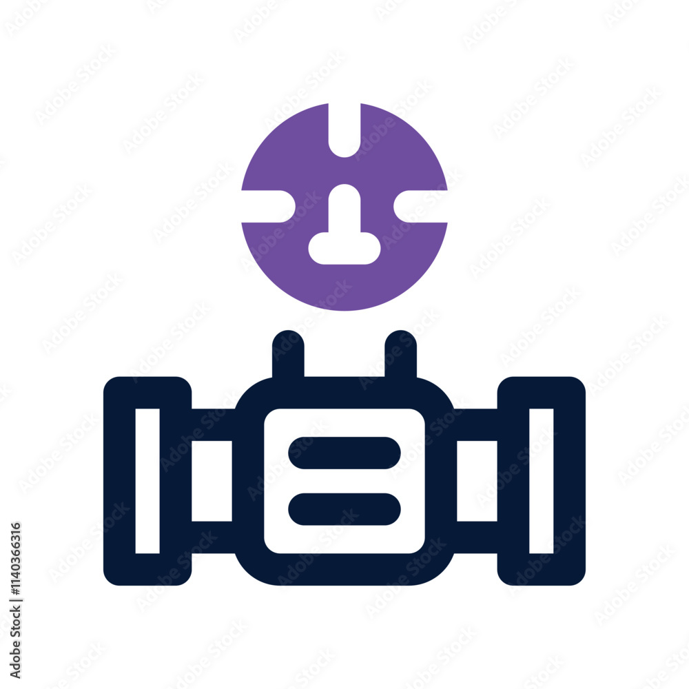 water meter icon. vector dual tone icon for your website, mobile, presentation, and logo design. water meter icon. vector dual tone icon for your website, mobile, presentation, and logo design.