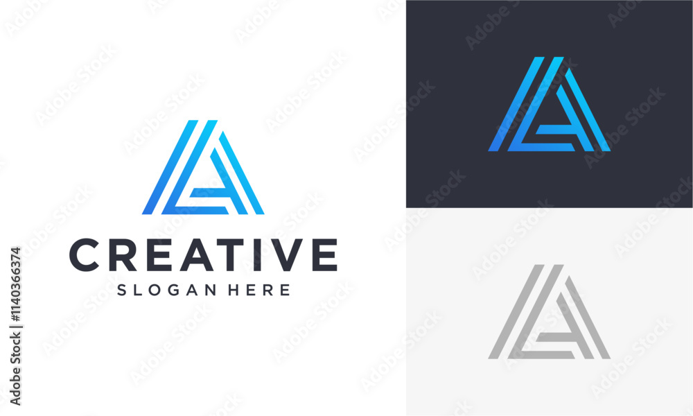 initial a vector logo initial a vector logo
