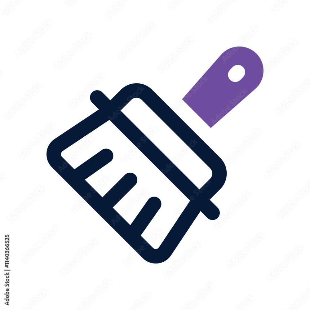 brush icon. vector dual tone icon for your website, mobile, presentation, and logo design. brush icon. vector dual tone icon for your website, mobile, presentation, and logo design.