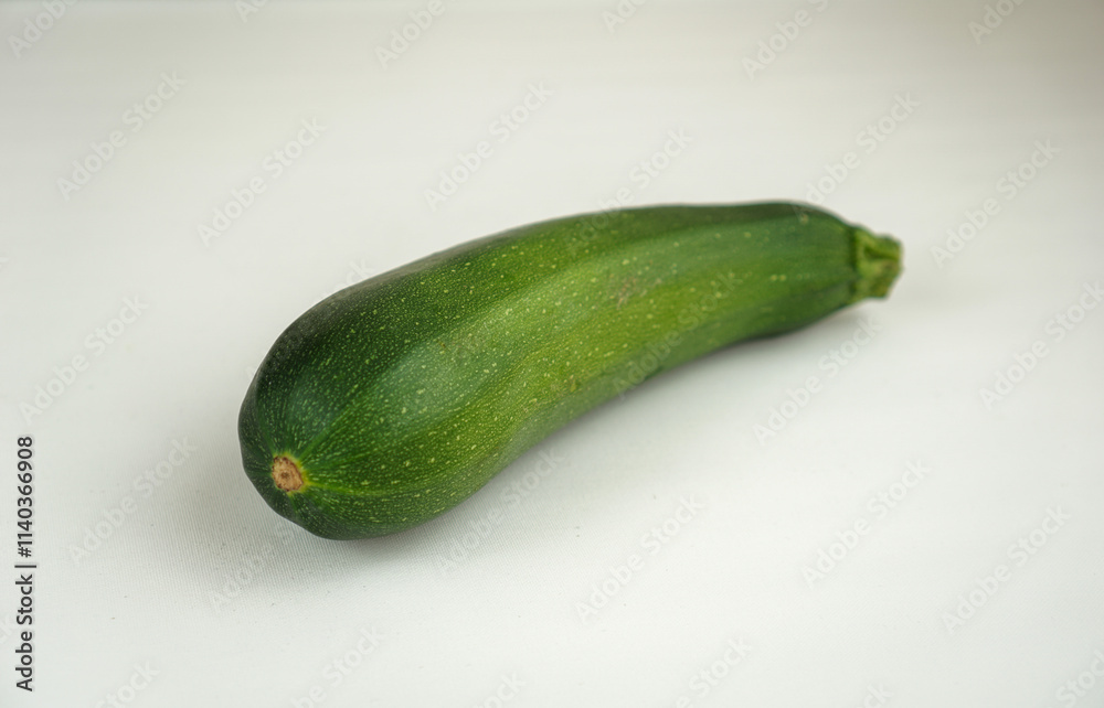 Fresh green zucchini isolated on white background Fresh green zucchini isolated on white background