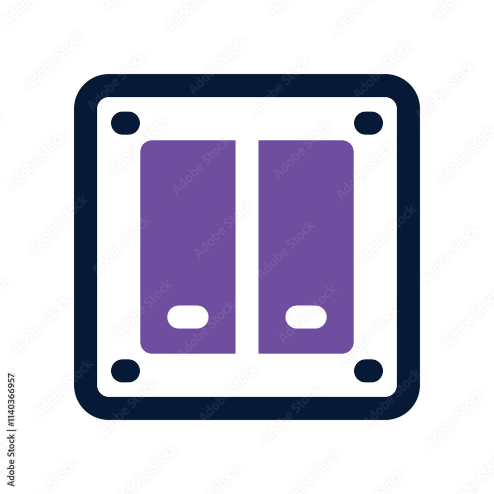 light switch icon. vector dual tone icon for your website, mobile, presentation, and logo design. light switch icon. vector dual tone icon for your website, mobile, presentation, and logo design.