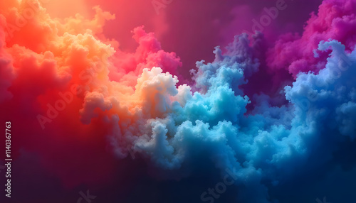 smooky colorful background 4k