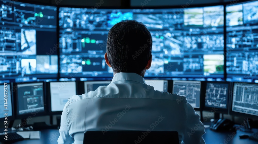 Surveillance Operations in a High-Tech Monitoring Room Surveillance Operations in a High-Tech Monitoring Room