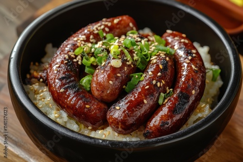 Sundae is a traditional Korean dish often found in street food