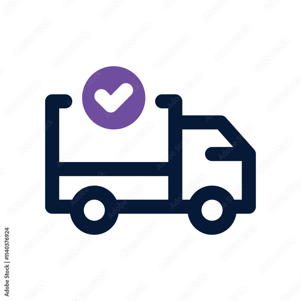 truck icon. vector dual tone icon for your website, mobile, presentation, and logo design. truck icon. vector dual tone icon for your website, mobile, presentation, and logo design.
