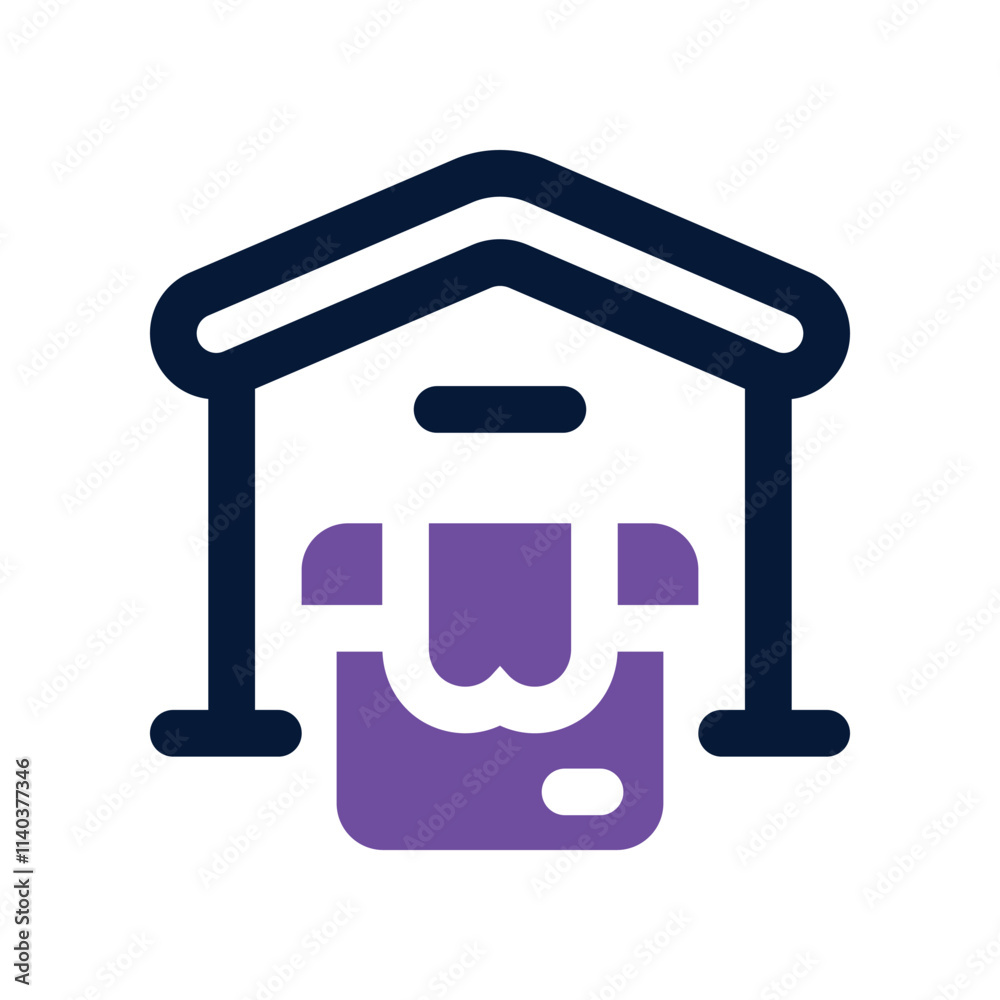 home delivery icon. vector dual tone icon for your website, mobile, presentation, and logo design. home delivery icon. vector dual tone icon for your website, mobile, presentation, and logo design.