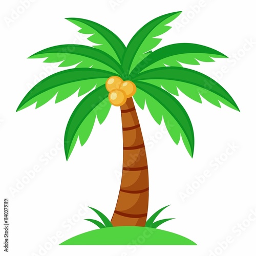 palm tree and palm