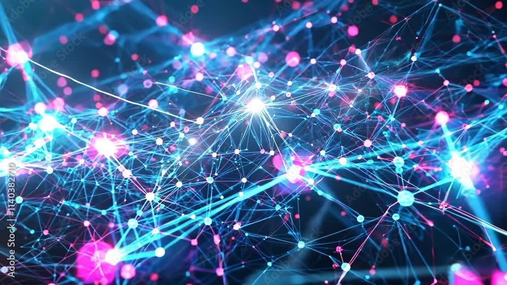 Network Data Flow Abstract Visualization Video