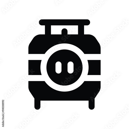 gas station icon. vector glyph icon for your website, mobile, presentation, and logo design.