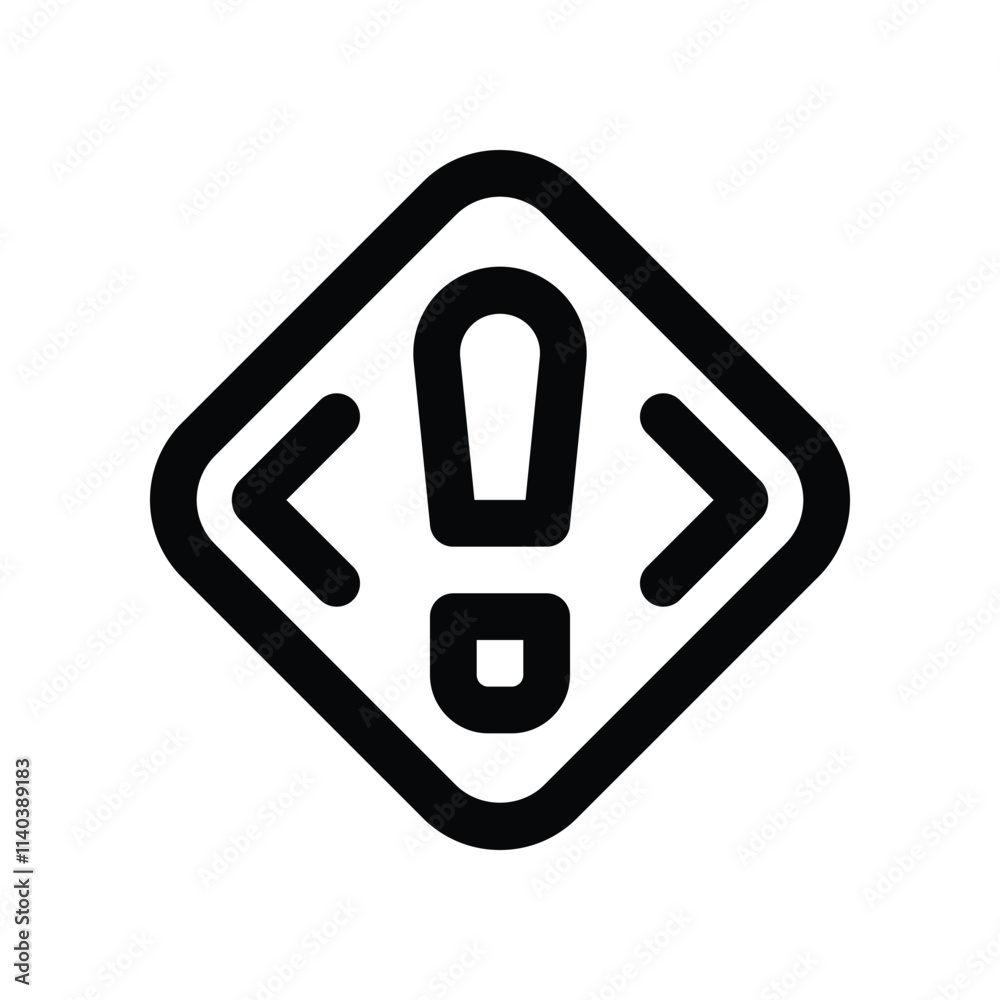 danger icon. vector line icon for your website, mobile, presentation, and logo design. danger icon. vector line icon for your website, mobile, presentation, and logo design.