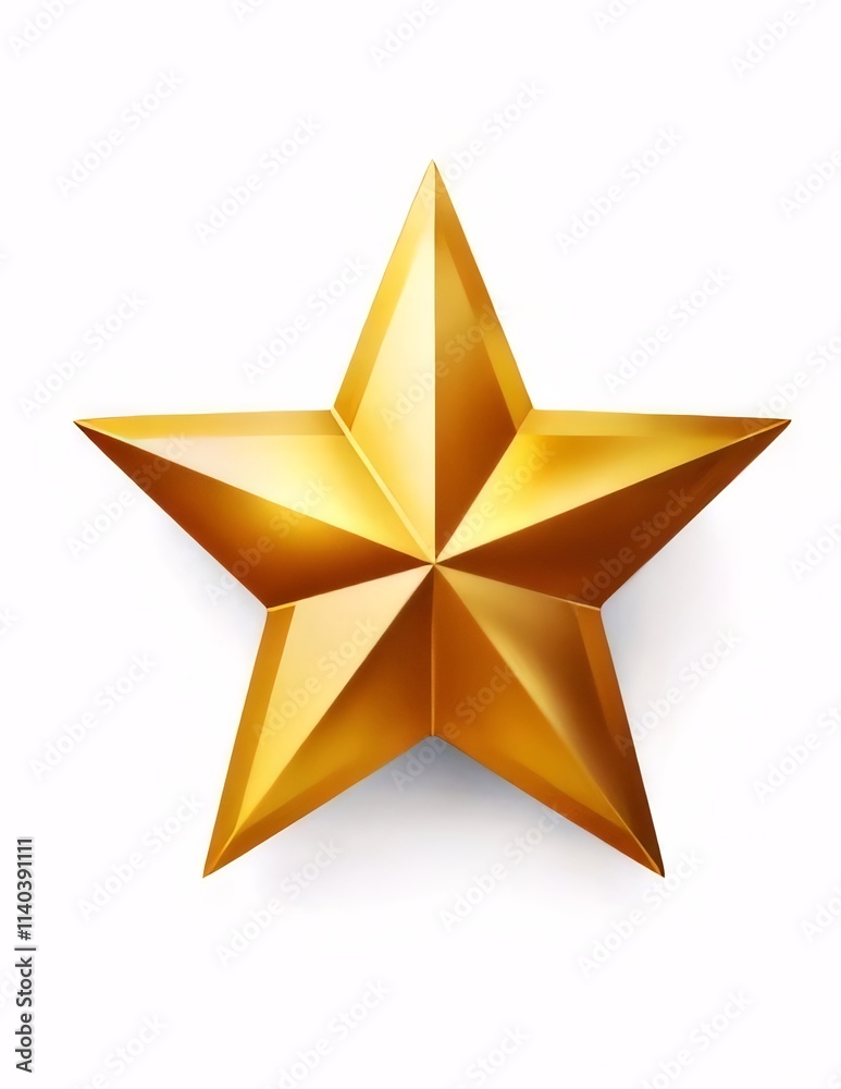 Shiny gold five-pointed star isolated on white. (1) Shiny gold five-pointed star isolated on white. (1)
