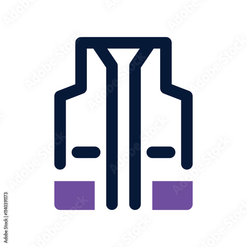 vest icon. vector dual tone icon for your website, mobile, presentation, and logo design.