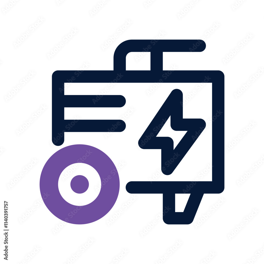 generator icon. vector dual tone icon for your website, mobile, presentation, and logo design. generator icon. vector dual tone icon for your website, mobile, presentation, and logo design.