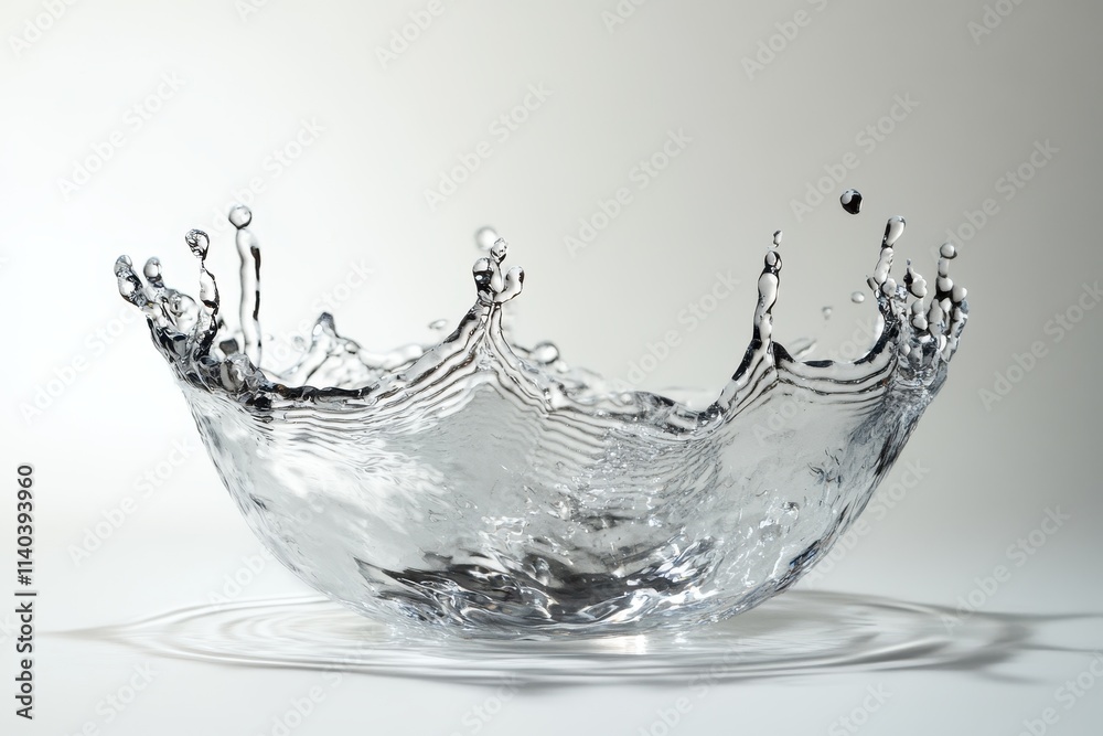 water splash isolated on a white backdrop water splash isolated on a white backdrop
