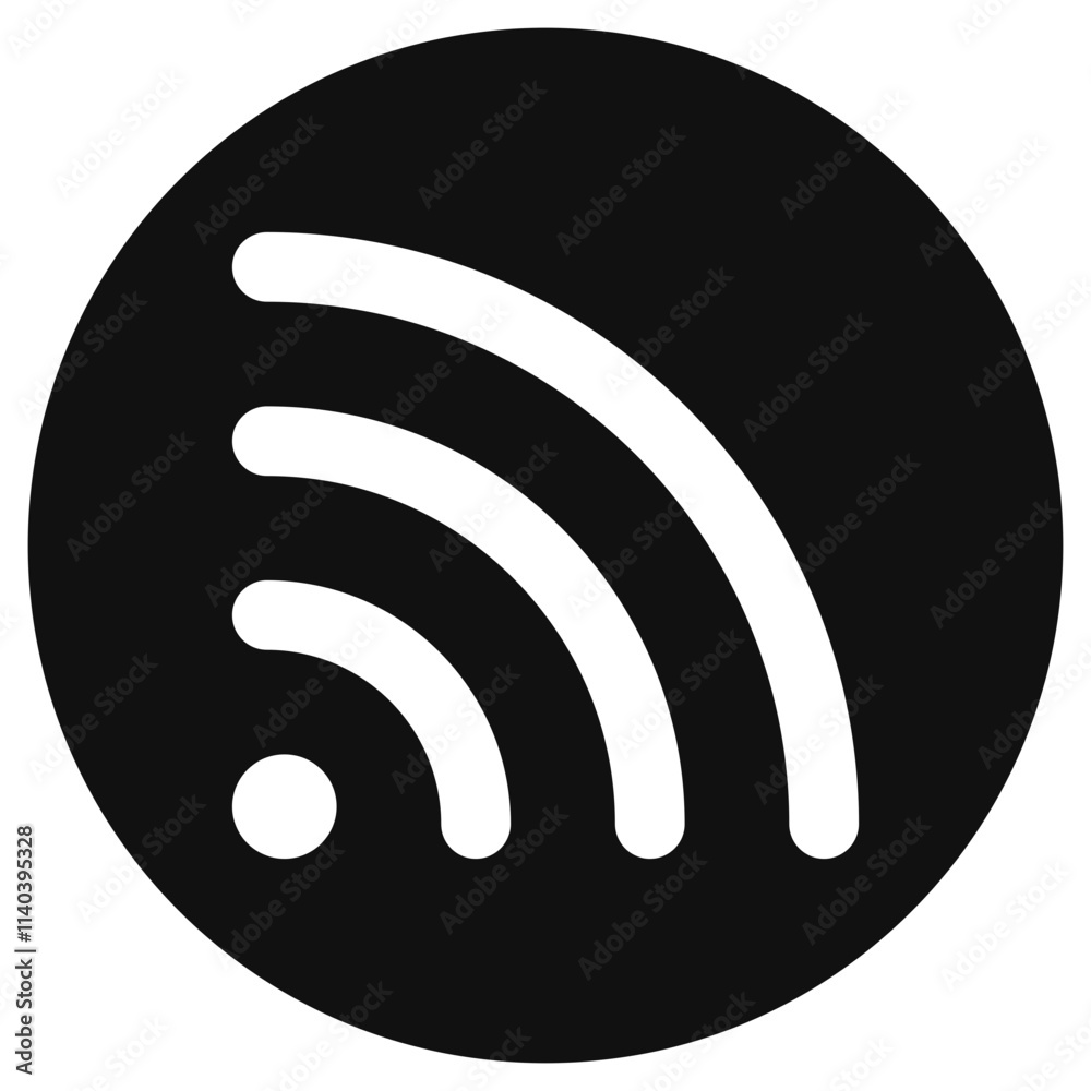 Editable vector wifi signal icon. Part of a big icon set family. Perfect for web and app interfaces, presentations, infographics, etc