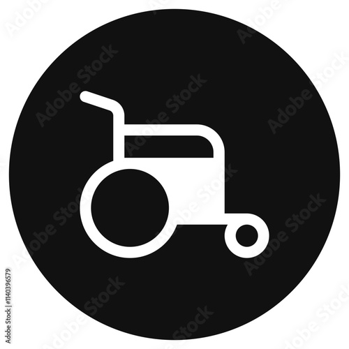 Editable disability, wheelchair access vector icon. Part of a big icon set family. Perfect for web and app interfaces, presentations, infographics, etc