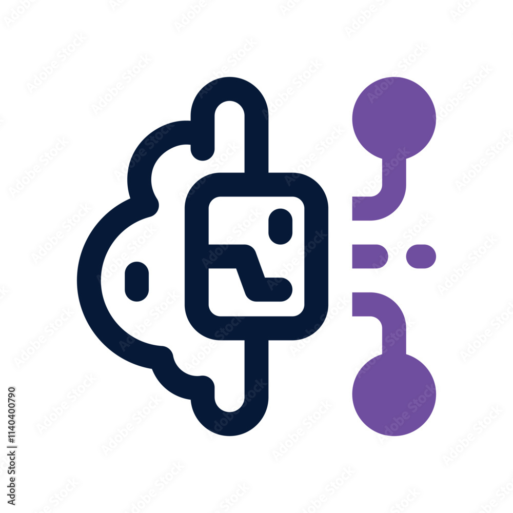 artificial intelegent icon. vector dual tone icon for your website, mobile, presentation, and logo design. artificial intelegent icon. vector dual tone icon for your website, mobile, presentation, and logo design.