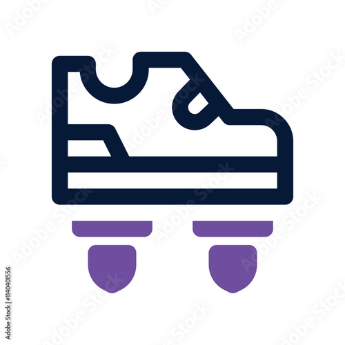 flying shoes icon. vector dual tone icon for your website, mobile, presentation, and logo design.