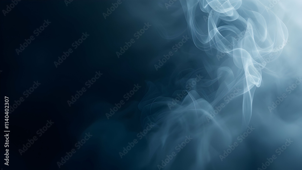 Obraz premium Horizontal smoke background, abstract background