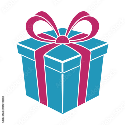 Gift Box Logo Design Vector