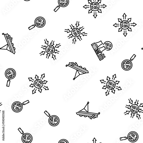 wood pellets timber plywood vector seamless pattern thin line illustration