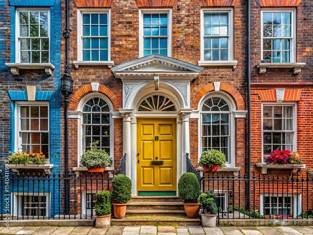 Georgian Architecture House Photography: Elegant Facades, Columns, Windows, Doors, Brickwork, Architectural Details, Historic Homes, Building Exterior, Real Estate Photography Georgian Architecture House Photography: Elegant Facades, Columns, Windows, Doors, Brickwork, Architectural Details, Historic Homes, Building Exterior, Real Estate Photography
