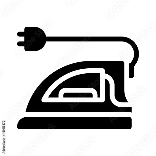 iron glyph icon