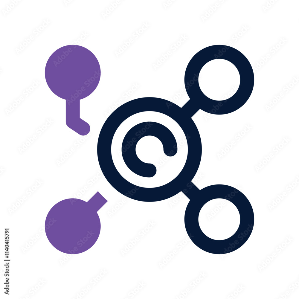molecule icon. vector dual tone icon for your website, mobile, presentation, and logo design. molecule icon. vector dual tone icon for your website, mobile, presentation, and logo design.