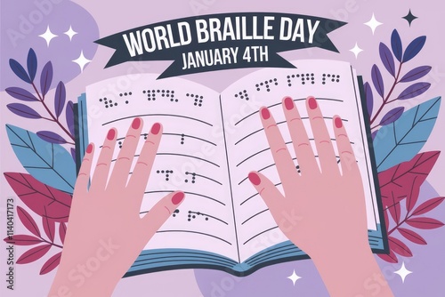 World Braille Day celebrates literacy and inclusivity for visually impaired. photo