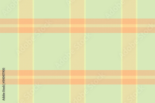 Pano pattern plaid textile, table cloth tartan texture check. Give background seamless fabric vector in light and amber colors.