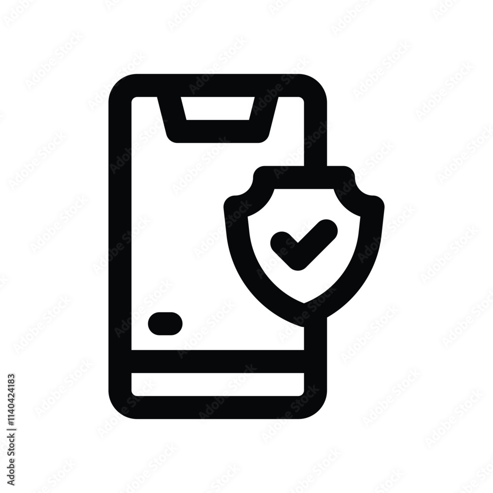 phone icon. vector line icon for your website, mobile, presentation, and logo design.