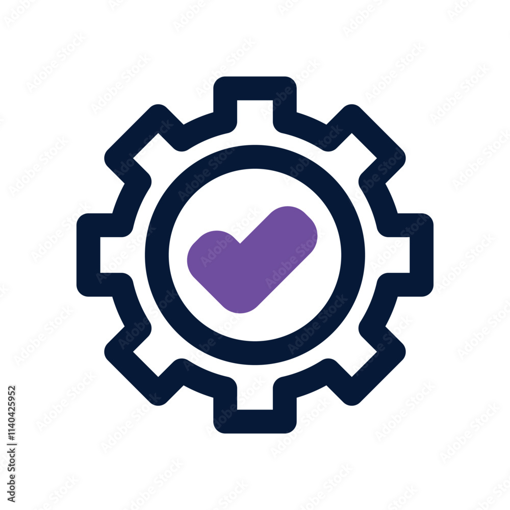 setting icon. vector dual tone icon for your website, mobile, presentation, and logo design.