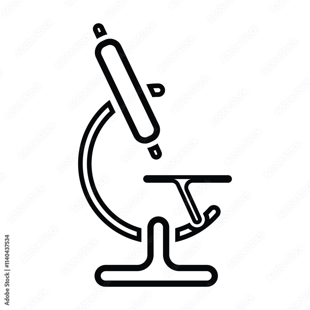 Scientific Research Microscope Icon Illustration
Scientific Research Microscope Icon Illustration