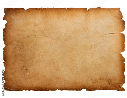 old paper with burnt edges brown aged vintage parchment texture with worn weathered look