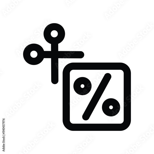 Coupon icon. vector line icon for your website, mobile, presentation, and logo design.