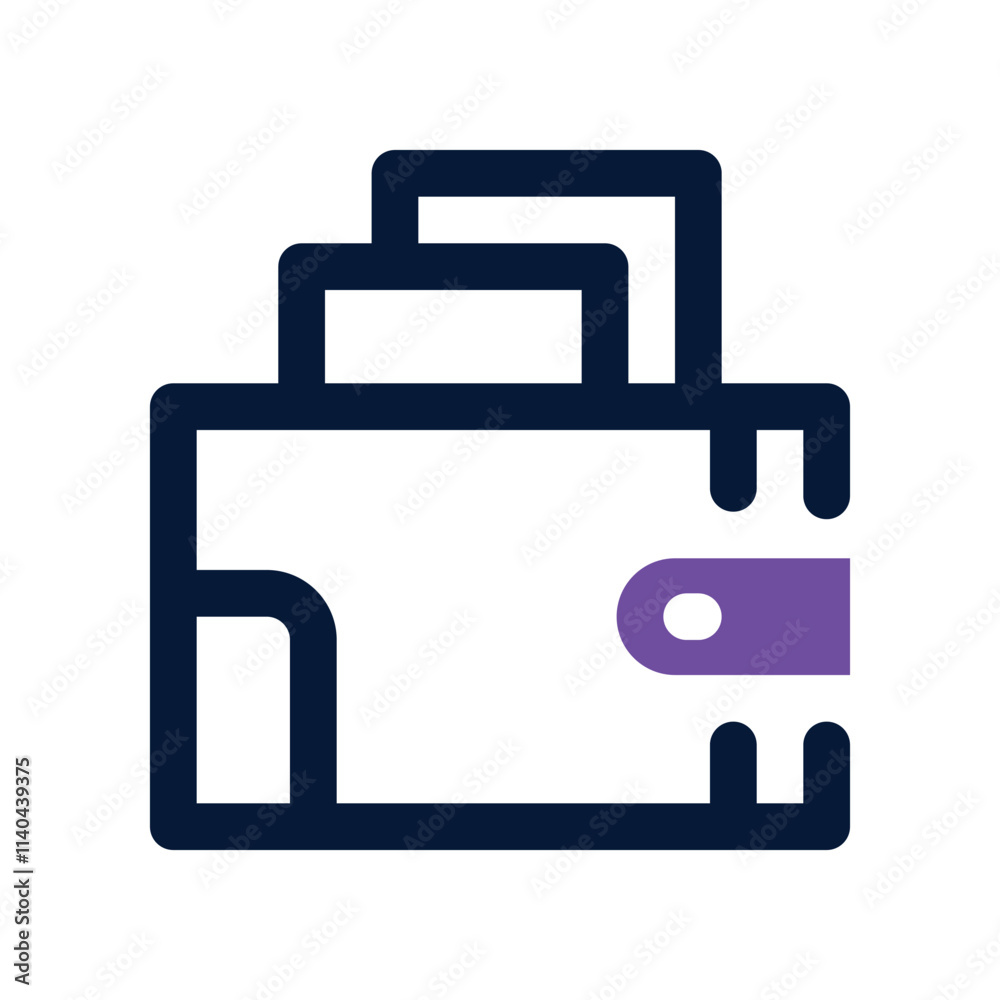 Wallet icon. vector dual tone icon for your website, mobile, presentation, and logo design. Wallet icon. vector dual tone icon for your website, mobile, presentation, and logo design.