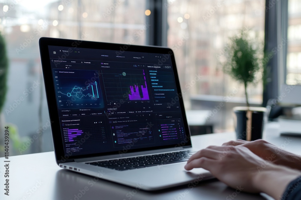 Data Analysis on Laptop with Colorful Graphs Data Analysis on Laptop with Colorful Graphs