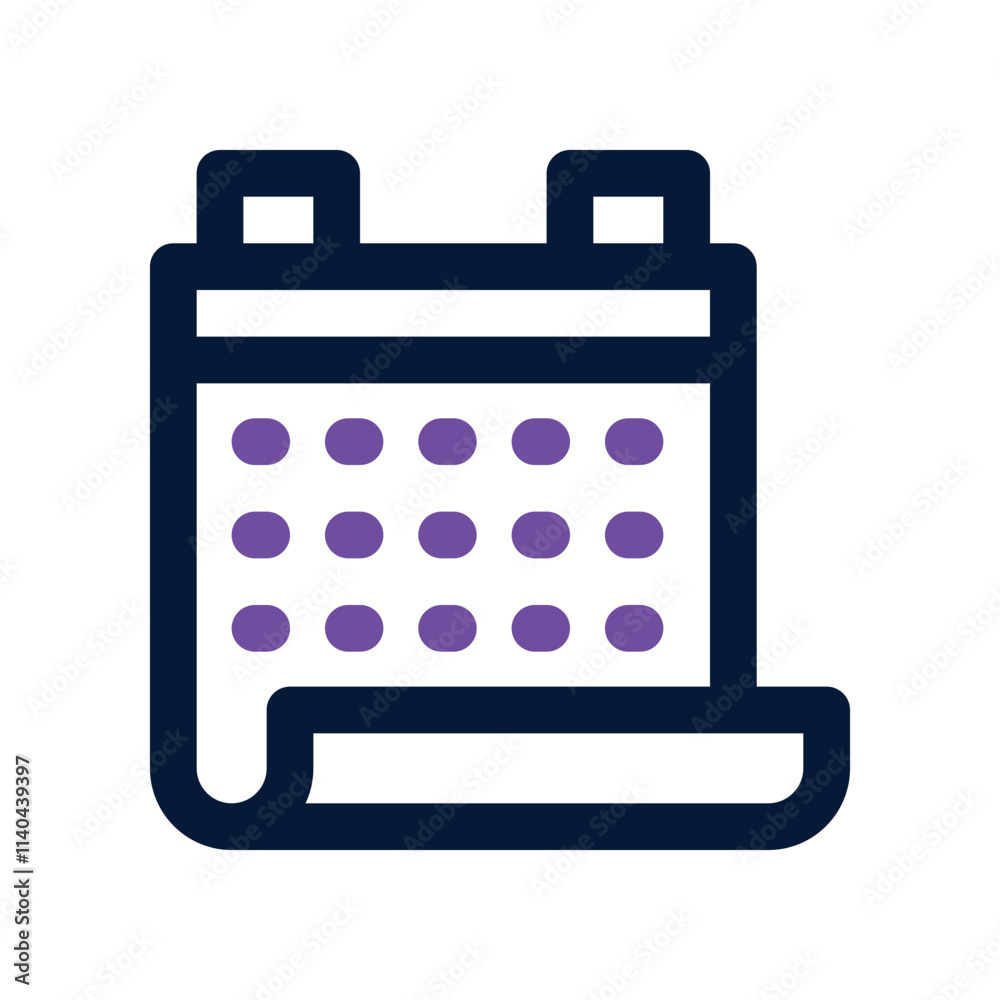 Calendar icon. vector dual tone icon for your website, mobile, presentation, and logo design. Calendar icon. vector dual tone icon for your website, mobile, presentation, and logo design.