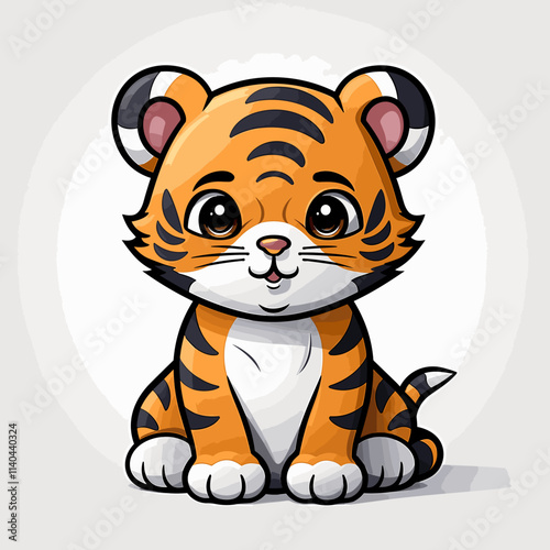 Tiger cute illustration