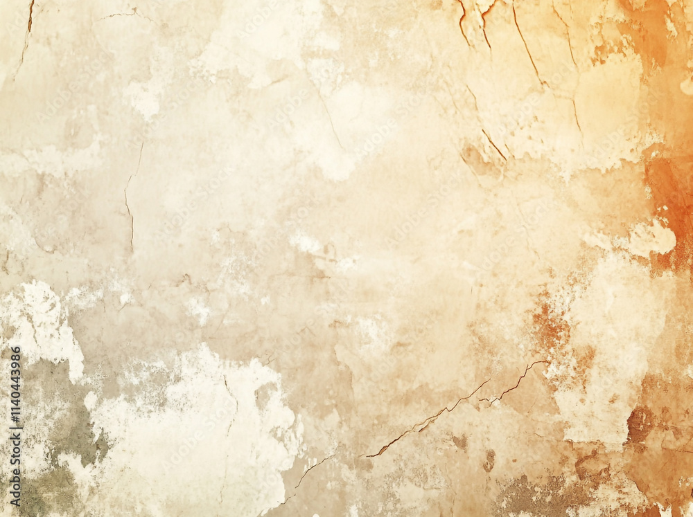 Unique textured background showcasing cracked plaster and warm tones in a rustic setting Unique textured background showcasing cracked plaster and warm tones in a rustic setting