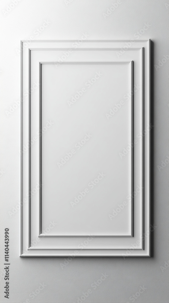 Minimalist Rectangular Frame with Soft Gray Lines Minimalist Rectangular Frame with Soft Gray Lines