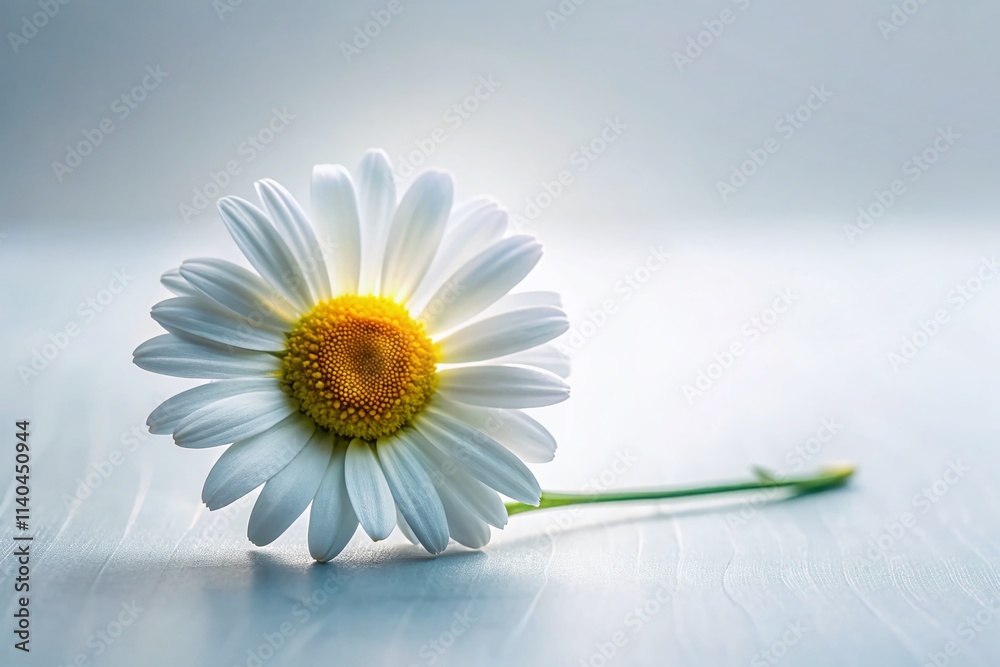 Obraz premium Inspirational Daisy Quotes Minimalist Photography: Flower Power, Hope, Beauty, Spring