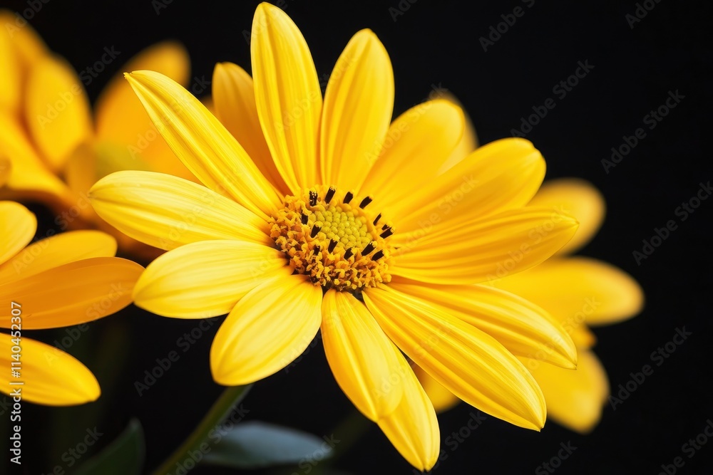 Macro Photography of flowers in black baground Macro Photography of flowers in black baground