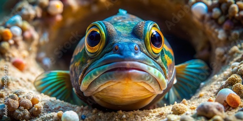 Jawfish Underwater Photography:  Rare Ocean Life Documentary Images photo