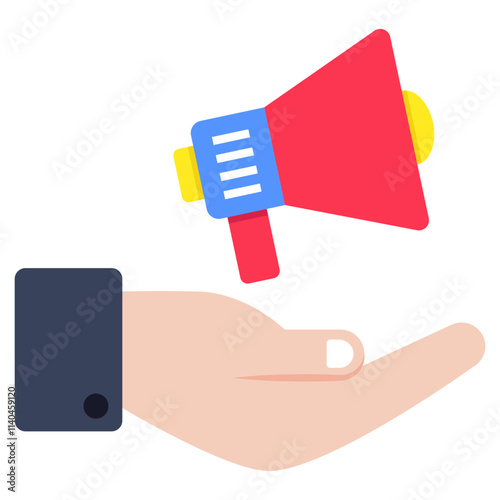 Premium download icon of announcer