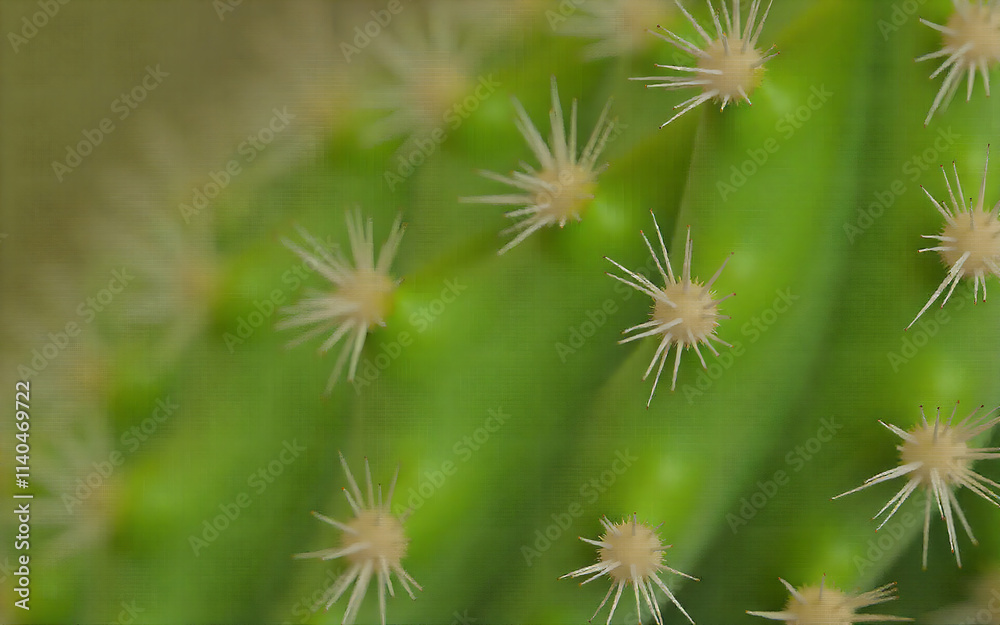 Macro Shot of a Cactus Spine Macro Shot of a Cactus Spine