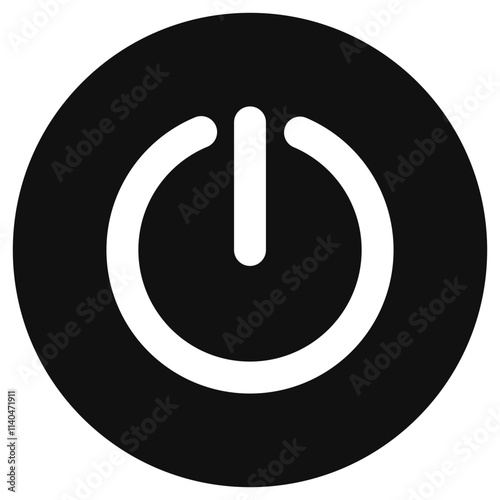 Editable vector power switch icon. Part of a big icon set family. Perfect for web and app interfaces, presentations, infographics, etc