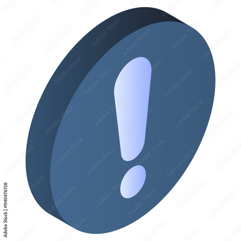 Modern design icon of error