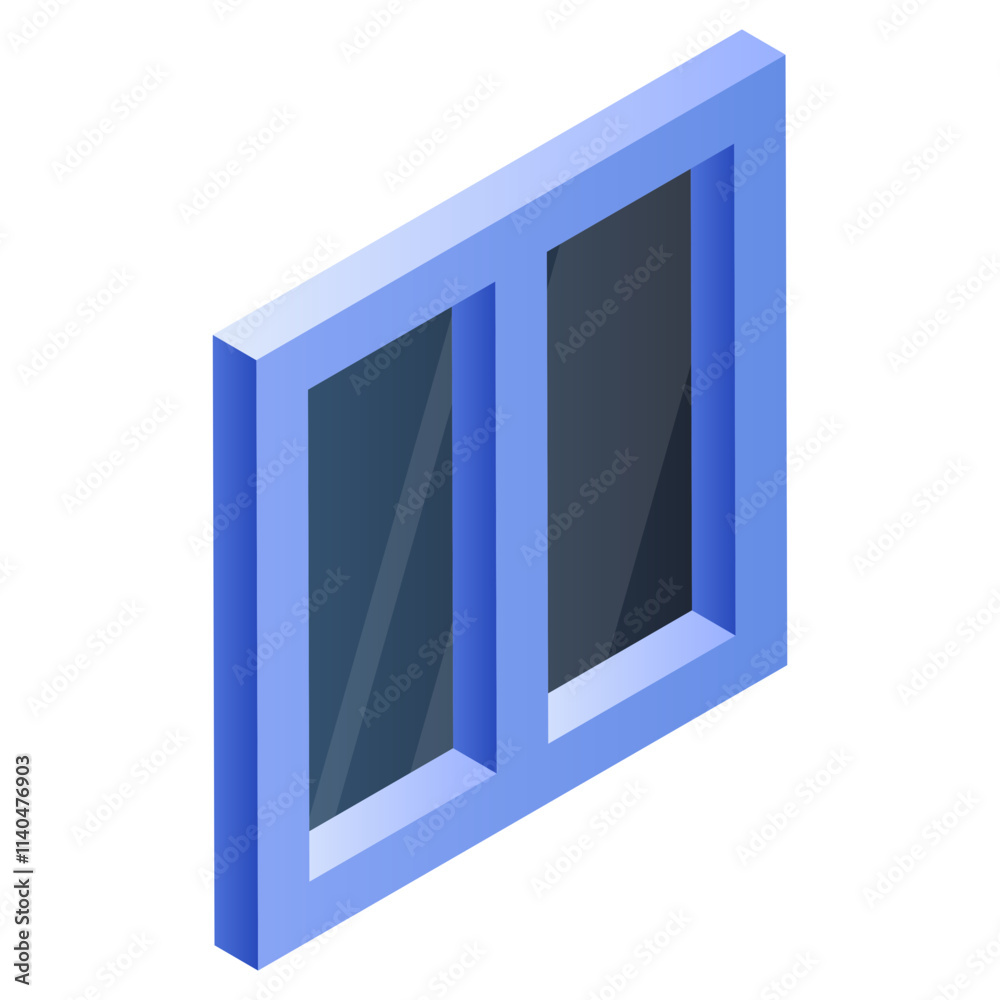Editable design icon of window Editable design icon of window